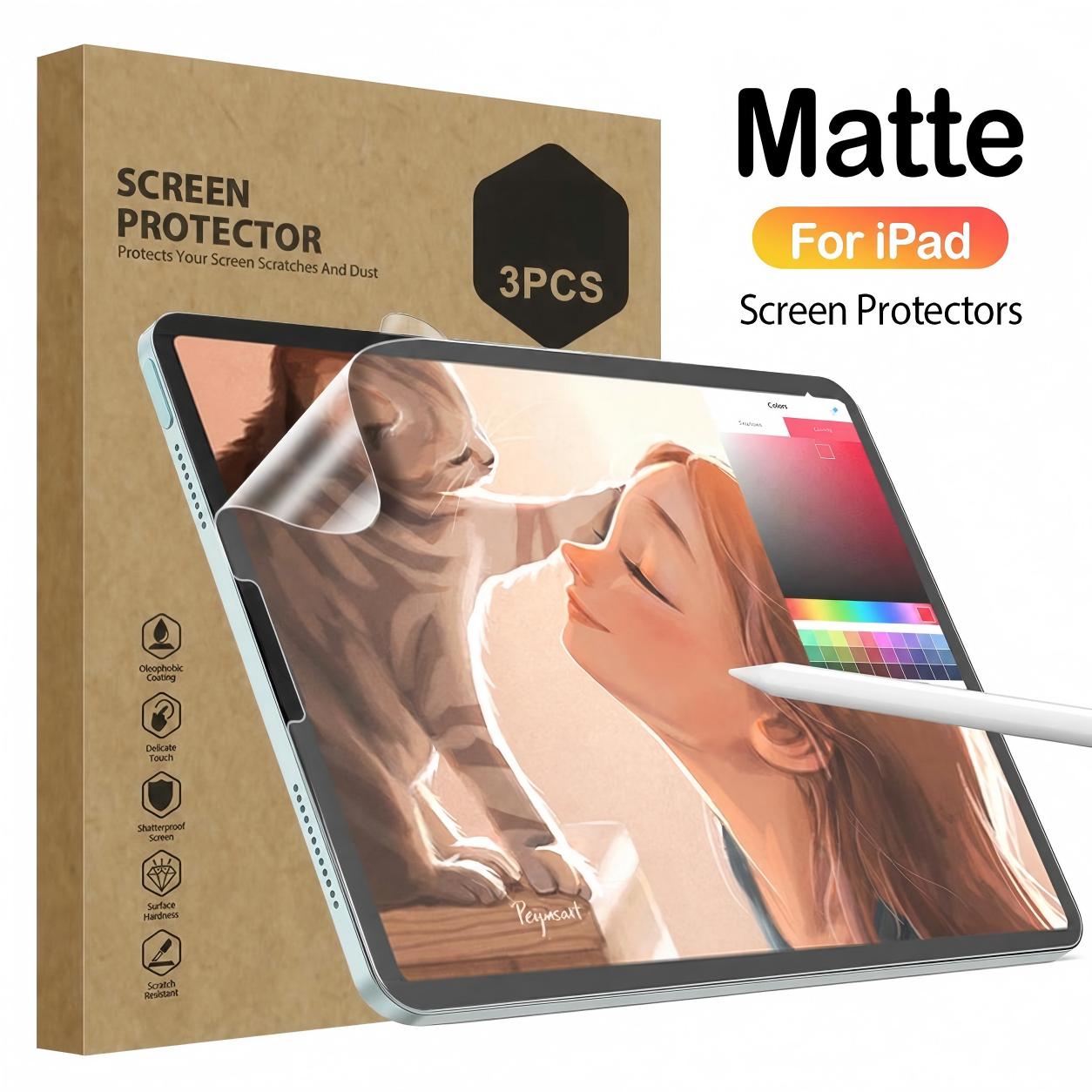 Matte Anti Glare Screen Protector - 3 Buah Pelindung Layar Matte Seperti