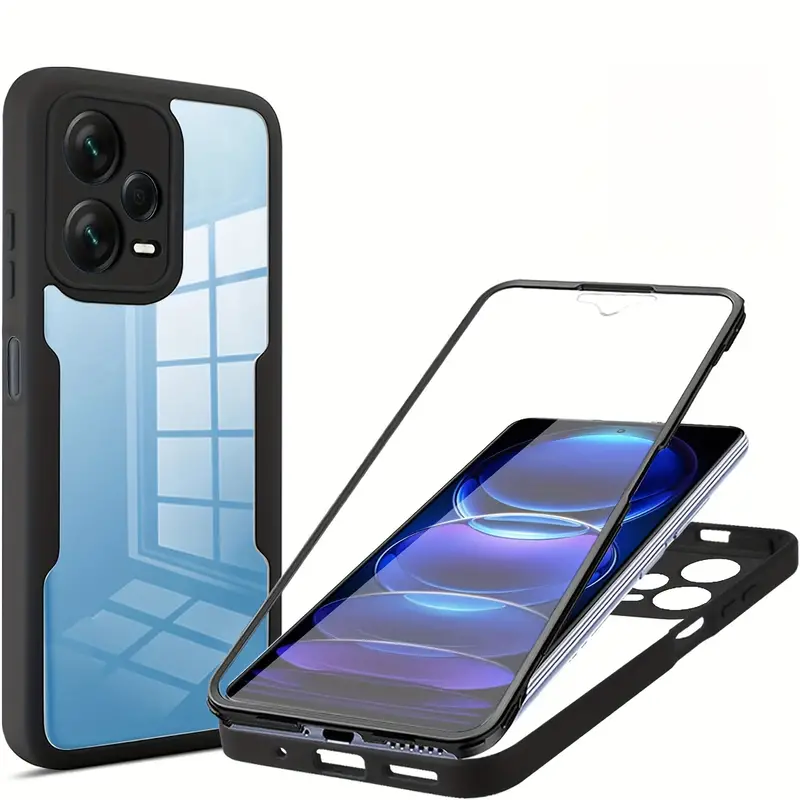 Heavy Duty 360 Full Body Protective Case - Casing transparan seluruh bodi 360, sarung