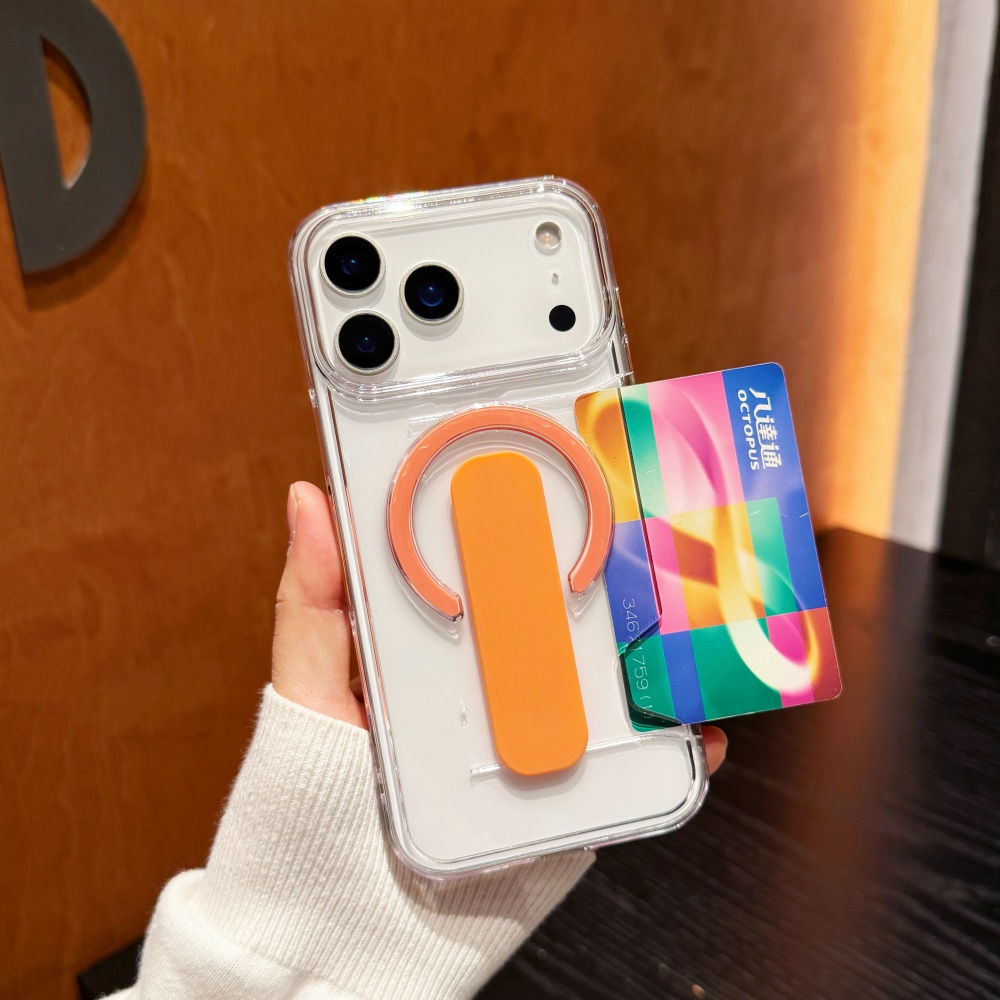 Clear Shockproof Bumper Case - Tempat Kartu Baru Transparan Untuk Casing