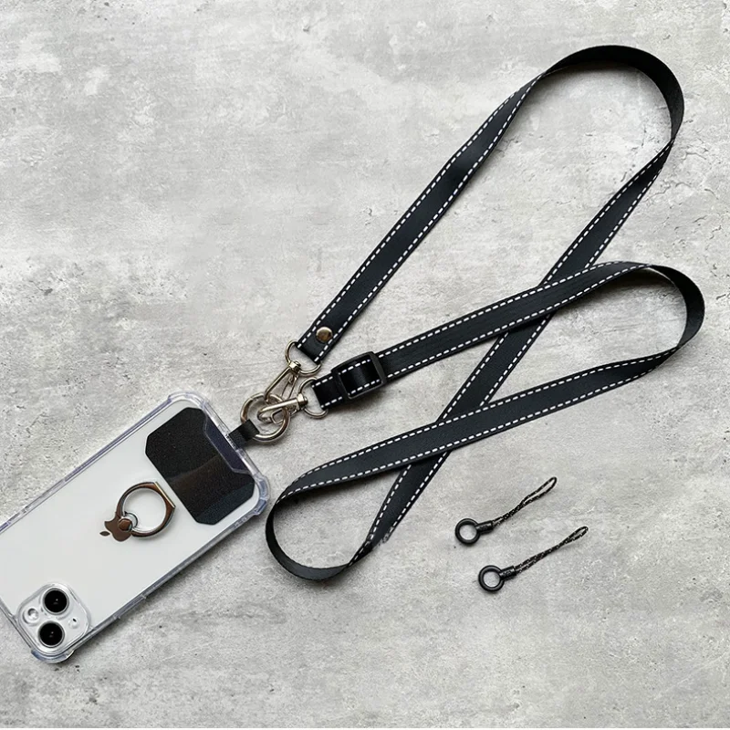 Crossbody Lanyard Neck Strap Case - Tali ponsel selempang dapat diatur, tali