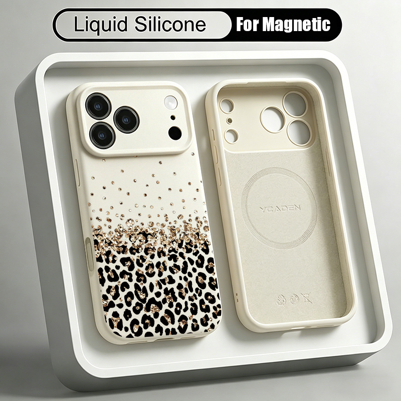 Liquid Silicone Magnetic Phone Case - Casing Magnetik Silikon Cair Lembut Untuk