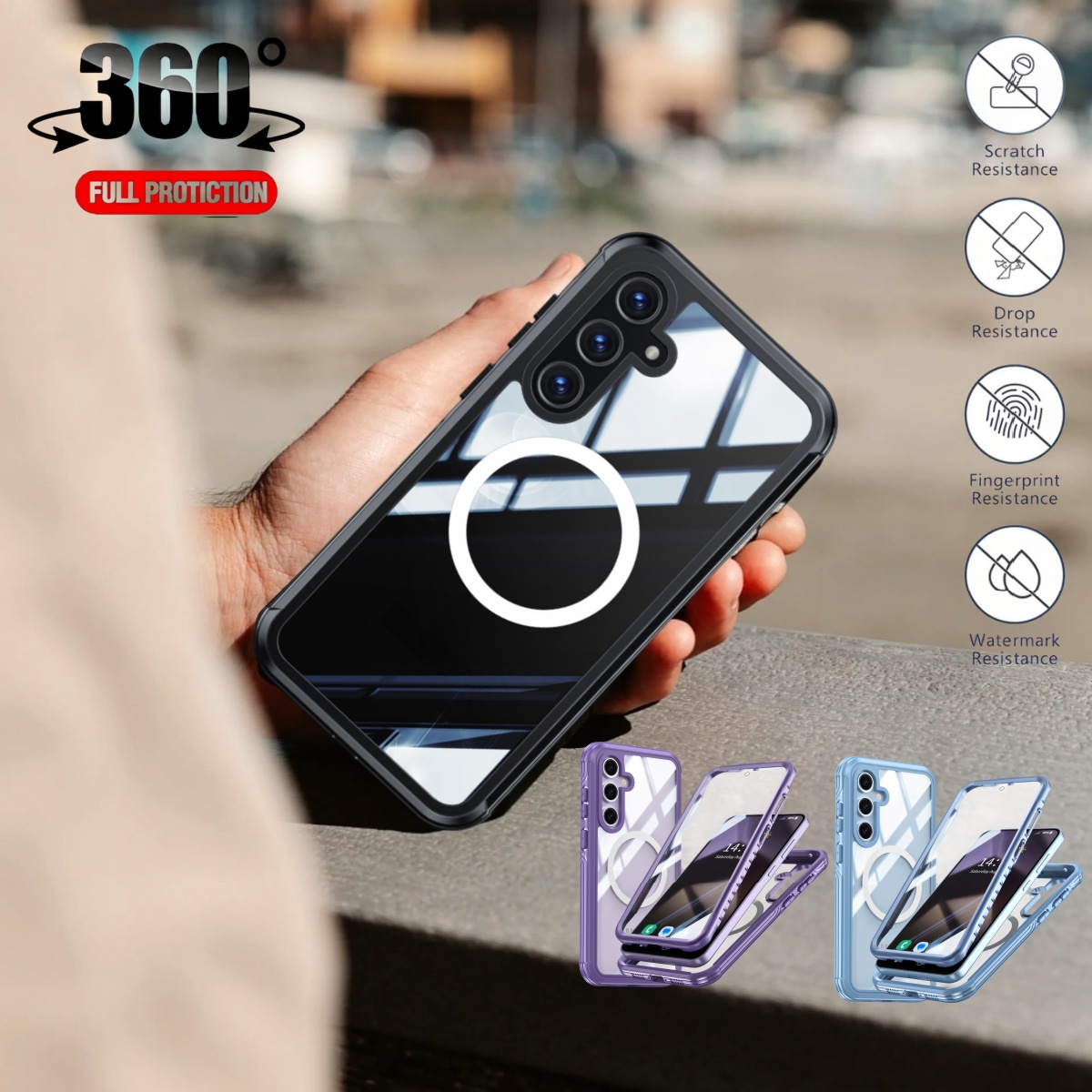 Heavy Duty 360 Full Body Protective Case - 360 ° Casing Pelindung Seluruh Bodi