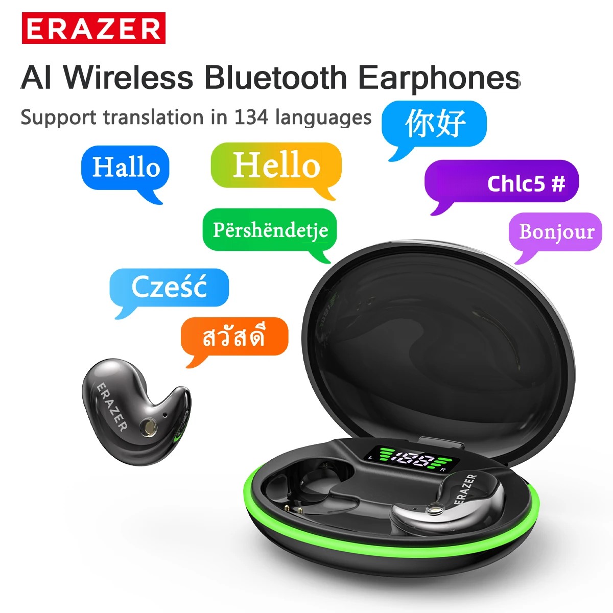 Phone Cases - EARZER XF58 Headphone Bluetooth In-Ear Dengan