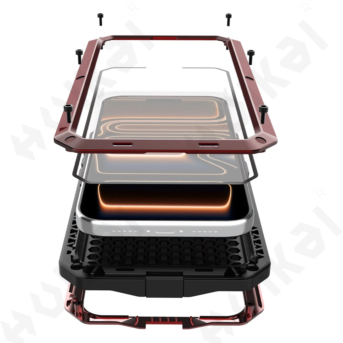 Heavy Duty 360 Full Body Protective Case - Casing Untuk iPhone 17 16 15