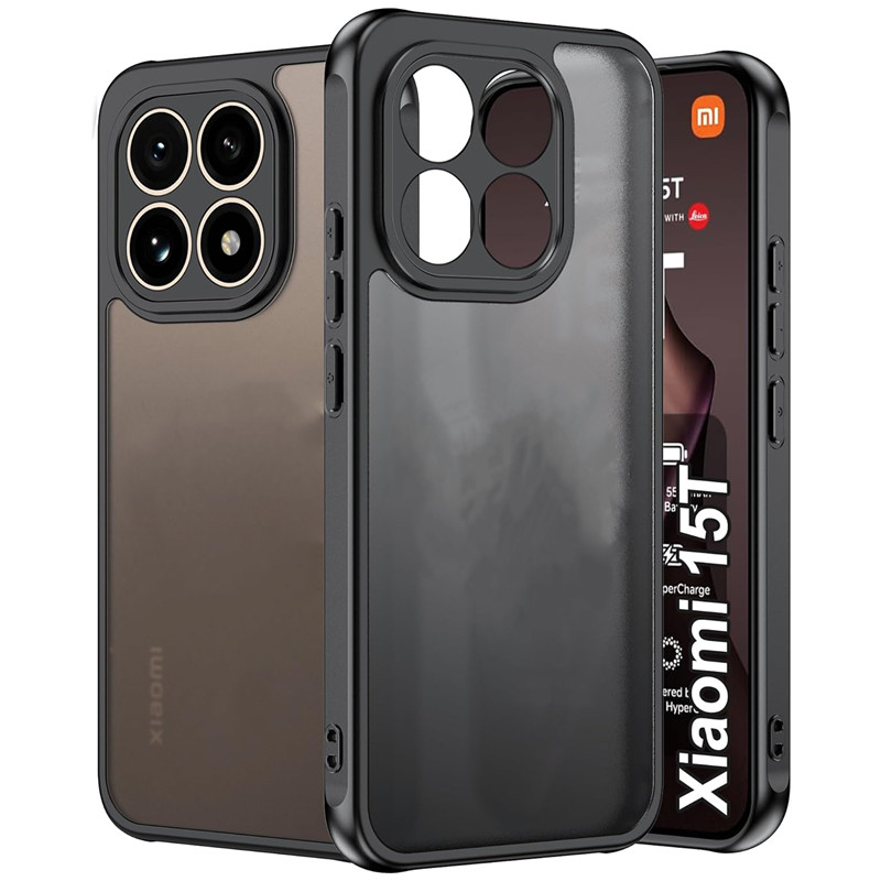 Matte Hard Pc Back Case - Casing Matte Frosted untuk Xiaomi 15T