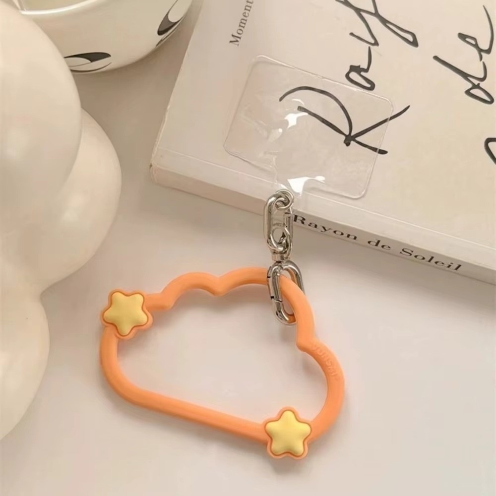 Cute Cartoon Wrist Strap Silicone Case - Tali Gantung Ponsel Silikon Lucu Anti-Hilang