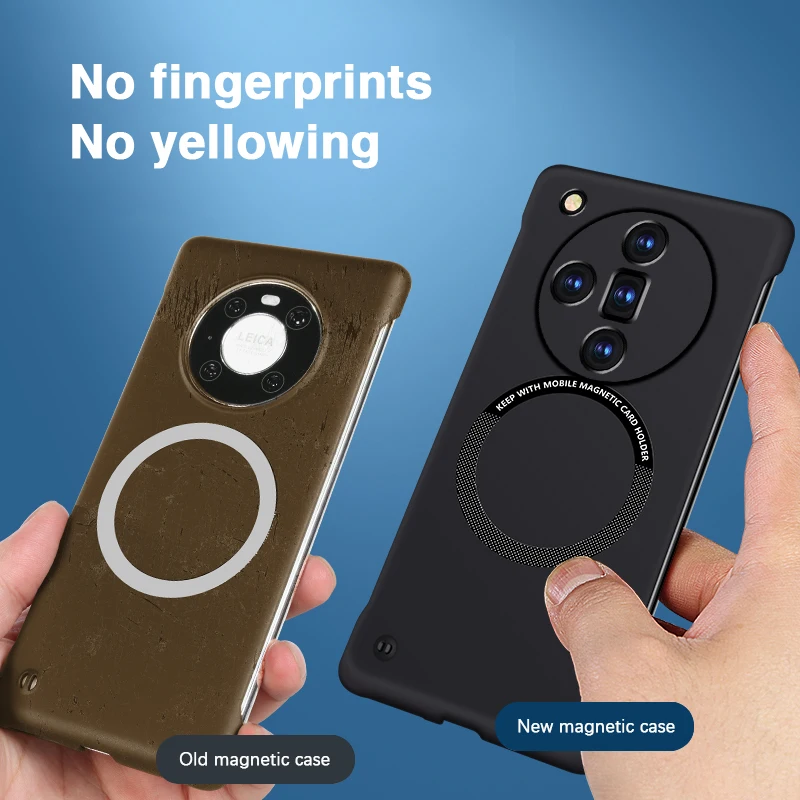 Ultra Thin Frameless Phone Cover - Casing Ponsel Pengisi Daya Nirkabel Magnetik