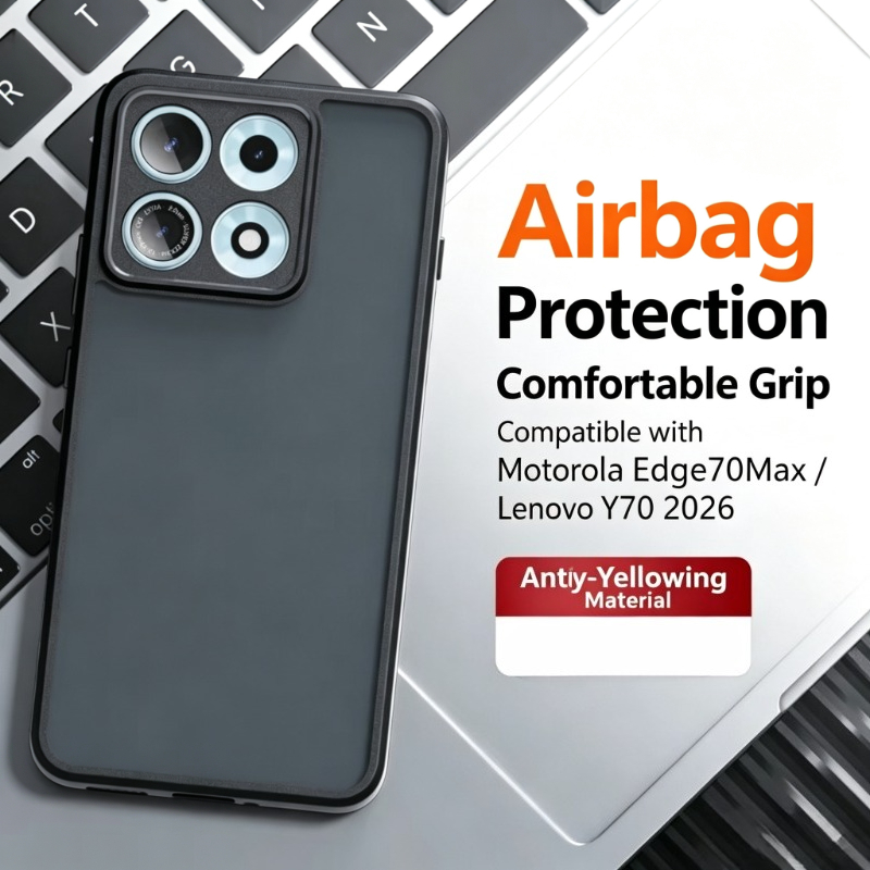 Matte Hard Pc Back Case - Casing Untuk Motorola Edge 70 Max