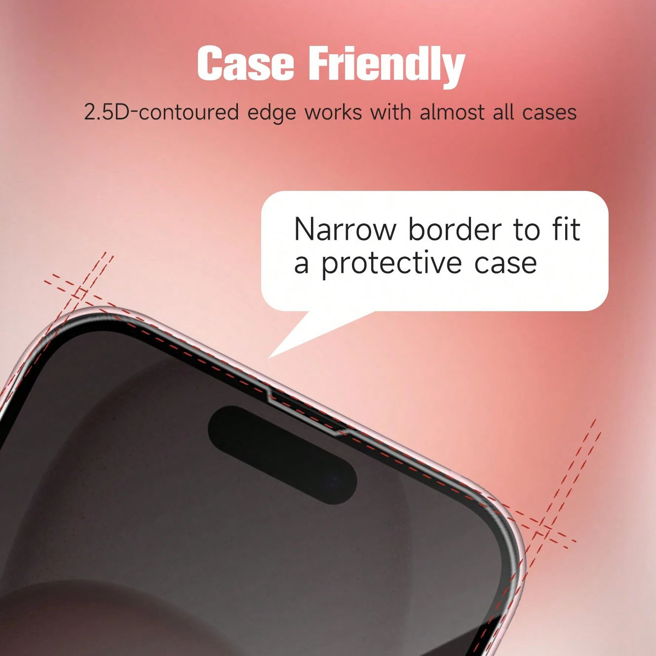 3 Buah Pelindung Layar Privasi - Anti Spy Privacy Glass Case ulasan dan harga