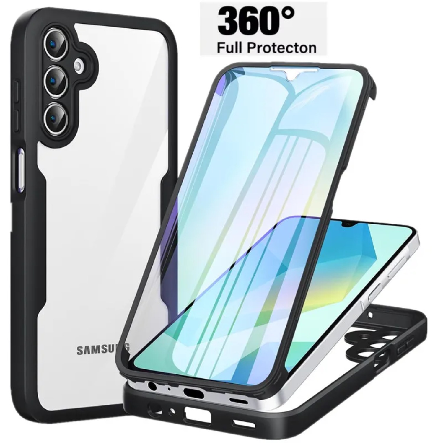 Tugas Berat Jelas 360 °   Casi - Heavy Duty 360 Full Body Protective Case ulasan dan harga