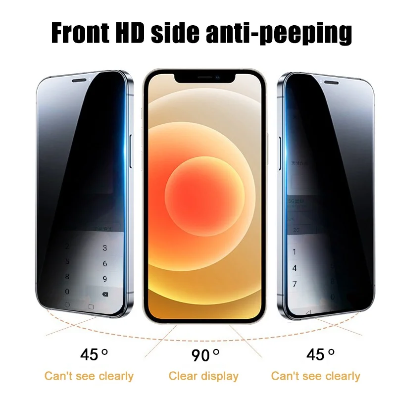 Pelindung layar anti-mata-mata - Anti Spy Privacy Glass Case ulasan dan harga