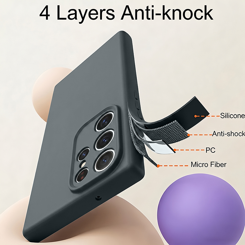 Casing Silikon Cair Lembut unt - Liquid Silicone Magnetic Phone Case ulasan dan harga