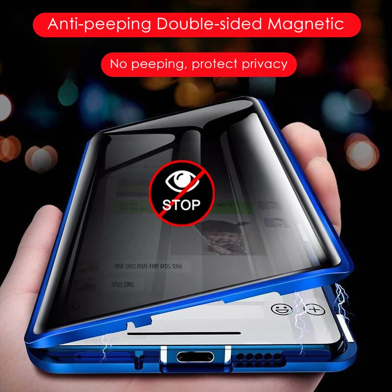 Casing Ponsel Kaca Anti Mata-m - Anti Spy Privacy Glass Case ulasan dan harga