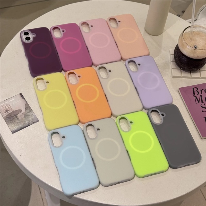 Casing Silikon Cair Jelly Cand - Liquid Silicone Magnetic Phone Case ulasan dan harga