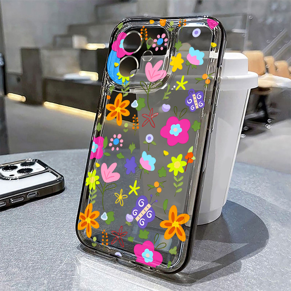 Casing HP Transparan Motif Bun - Clear Shockproof Bumper Case ulasan dan harga