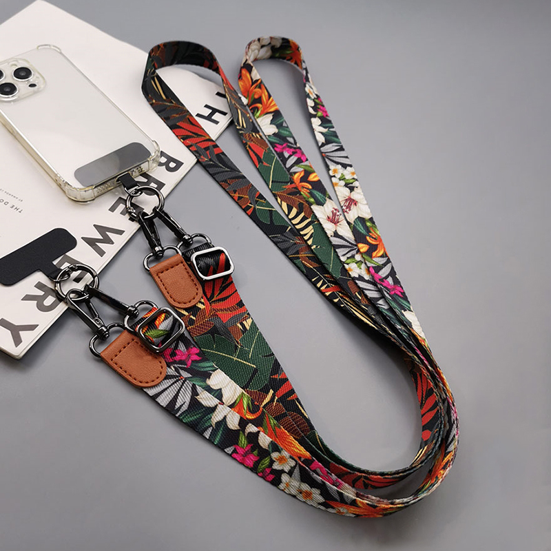 Tali gantungan ponsel pola tro - Crossbody Lanyard Neck Strap Case ulasan dan harga