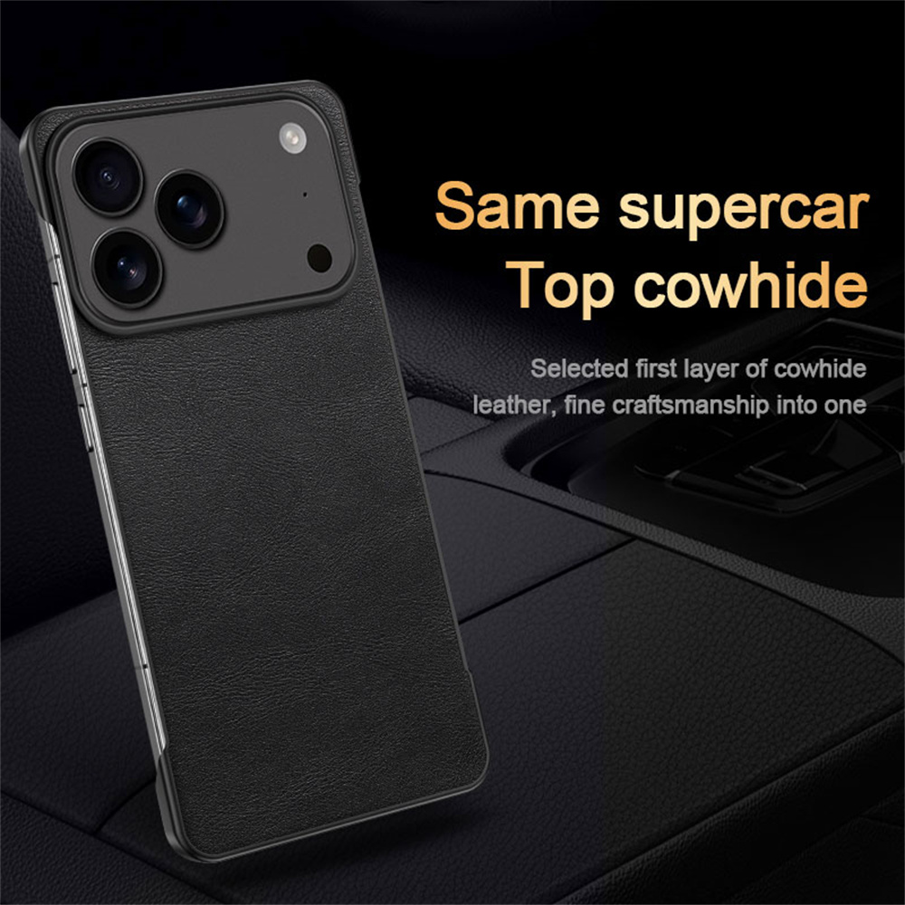 Casing Ponsel Kulit Klasik Ult - Ultra Thin Frameless Phone Cover ulasan dan harga