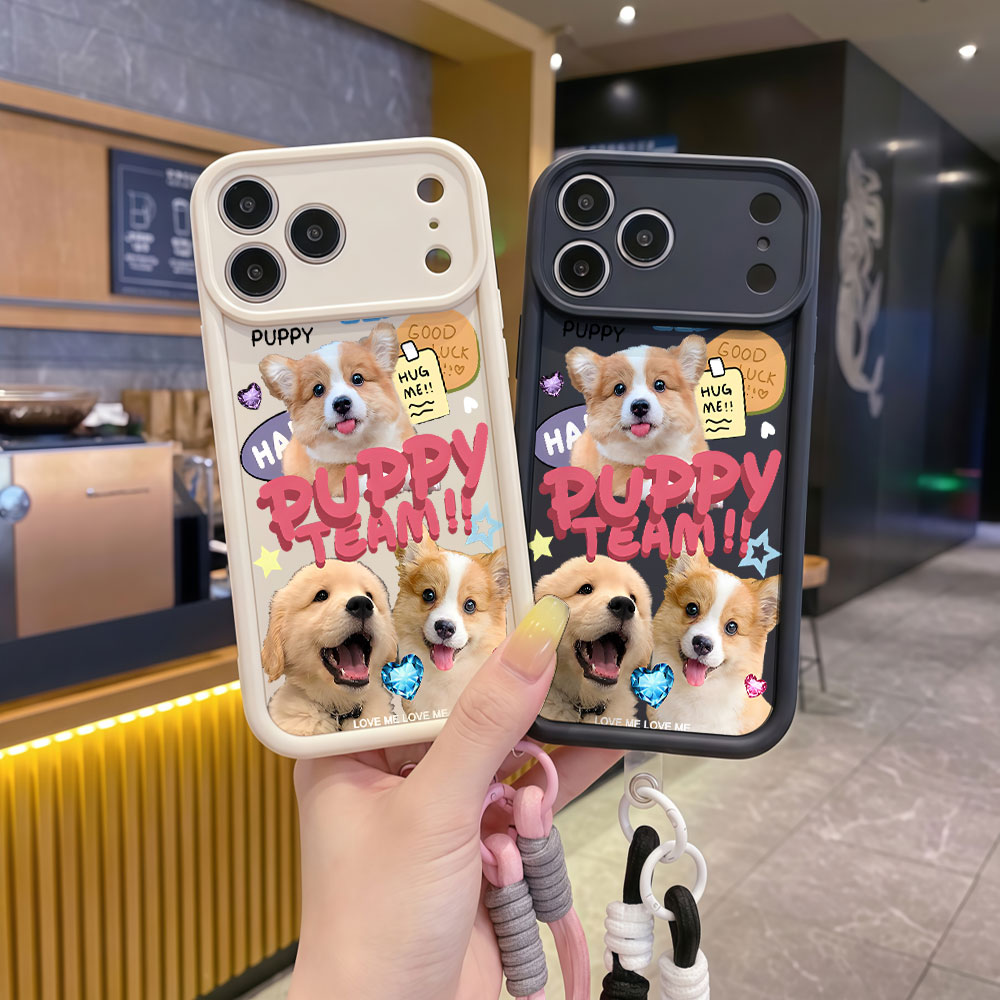 Casing Ponsel Lembut dengan Ta - Cute Cartoon Wrist Strap Silicone Case ulasan dan harga