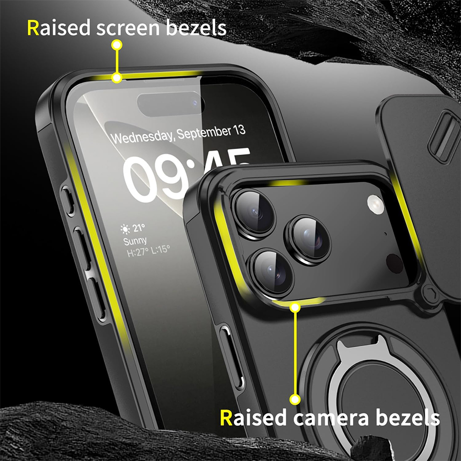 Casing Ponsel Magnetik Anti-Gu - Heavy Duty 360 Full Body Protective Case ulasan dan harga
