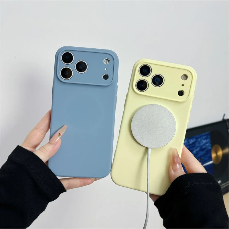 Casing Ponsel Magnetik Silikon - Liquid Silicone Magnetic Phone Case ulasan dan harga