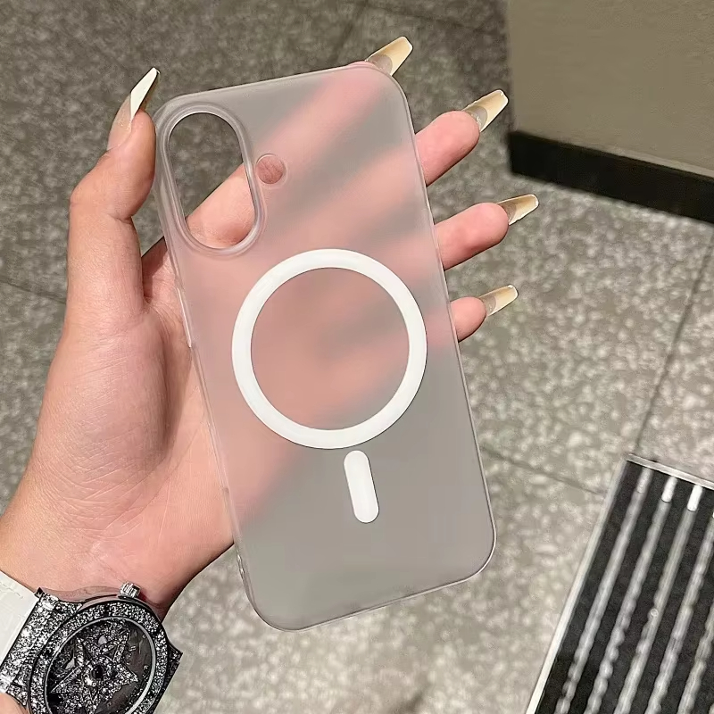 Casing Transparan Matte Magsaf - Clear Shockproof Bumper Case ulasan dan harga