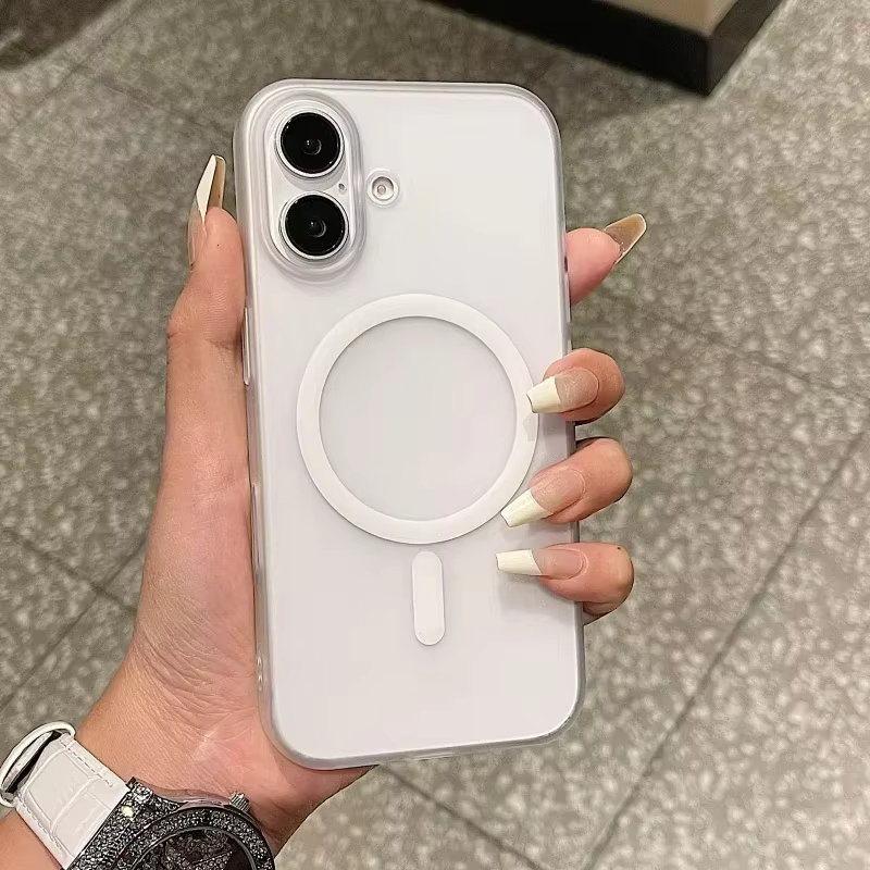 Casing Transparan Matte Magsaf - Clear Shockproof Bumper Case ulasan dan harga