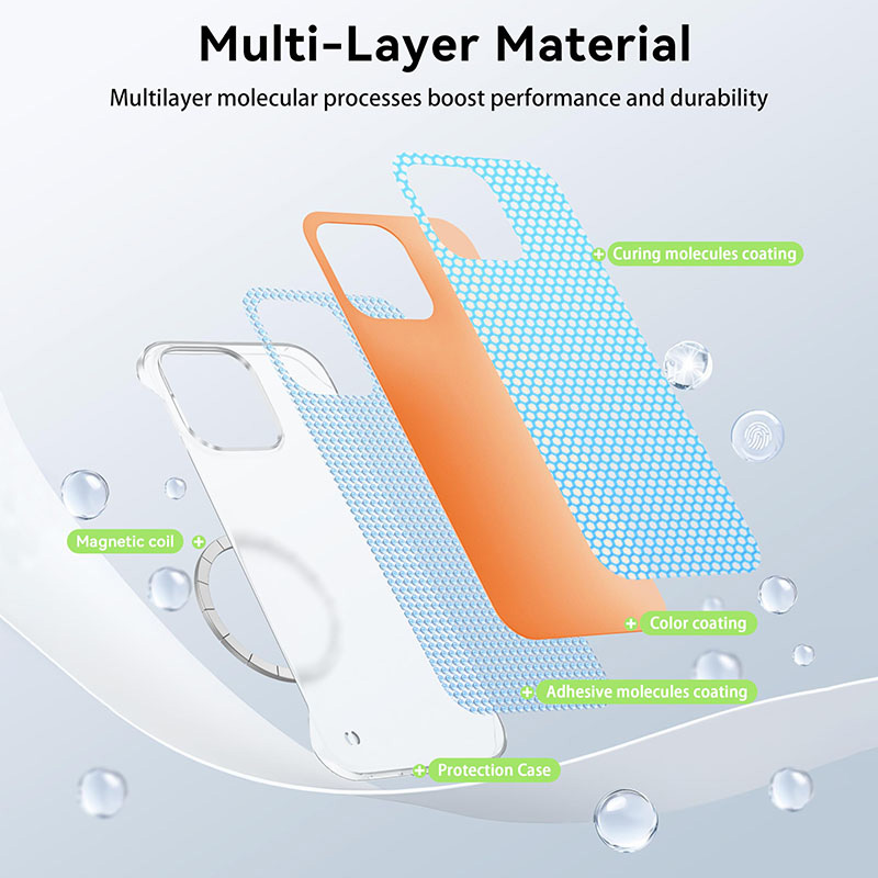 Casing Ponsel Tanpa Bingkai Ma - Ultra Thin Frameless Phone Cover ulasan dan harga
