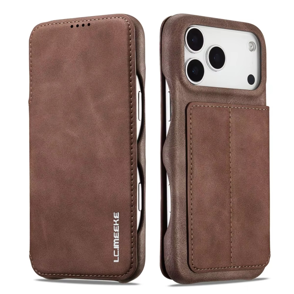 Dompet Kulit dengan Penutup Ma - Leather Wallet Card Holder Phone Cover ulasan dan harga