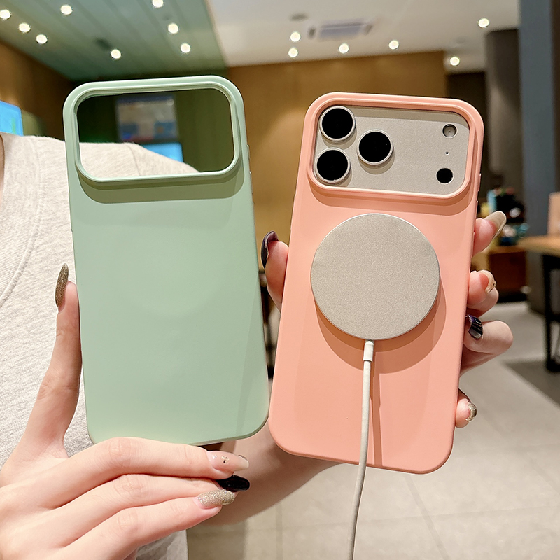 Casing Ponsel Silikon Cair War - Liquid Silicone Magnetic Phone Case ulasan dan harga