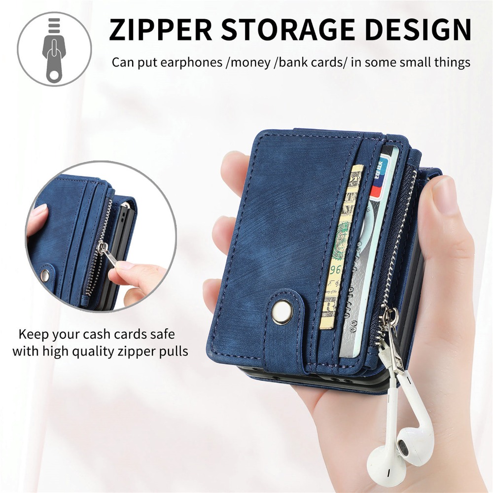 Casing Ponsel Dompet Tempat Ka - Leather Wallet Card Holder Phone Cover ulasan dan harga