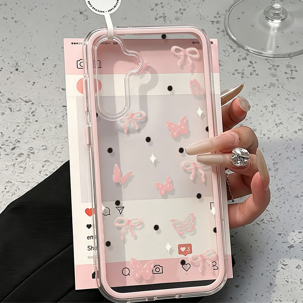 Casing Ponsel Lembut Motif Pit - Clear Shockproof Bumper Case ulasan dan harga