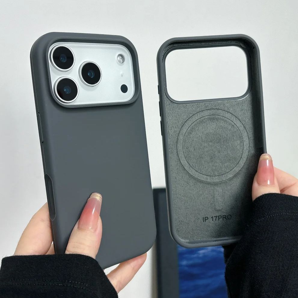 Casing Ponsel Silikon Cair Unt - Liquid Silicone Magnetic Phone Case ulasan dan harga