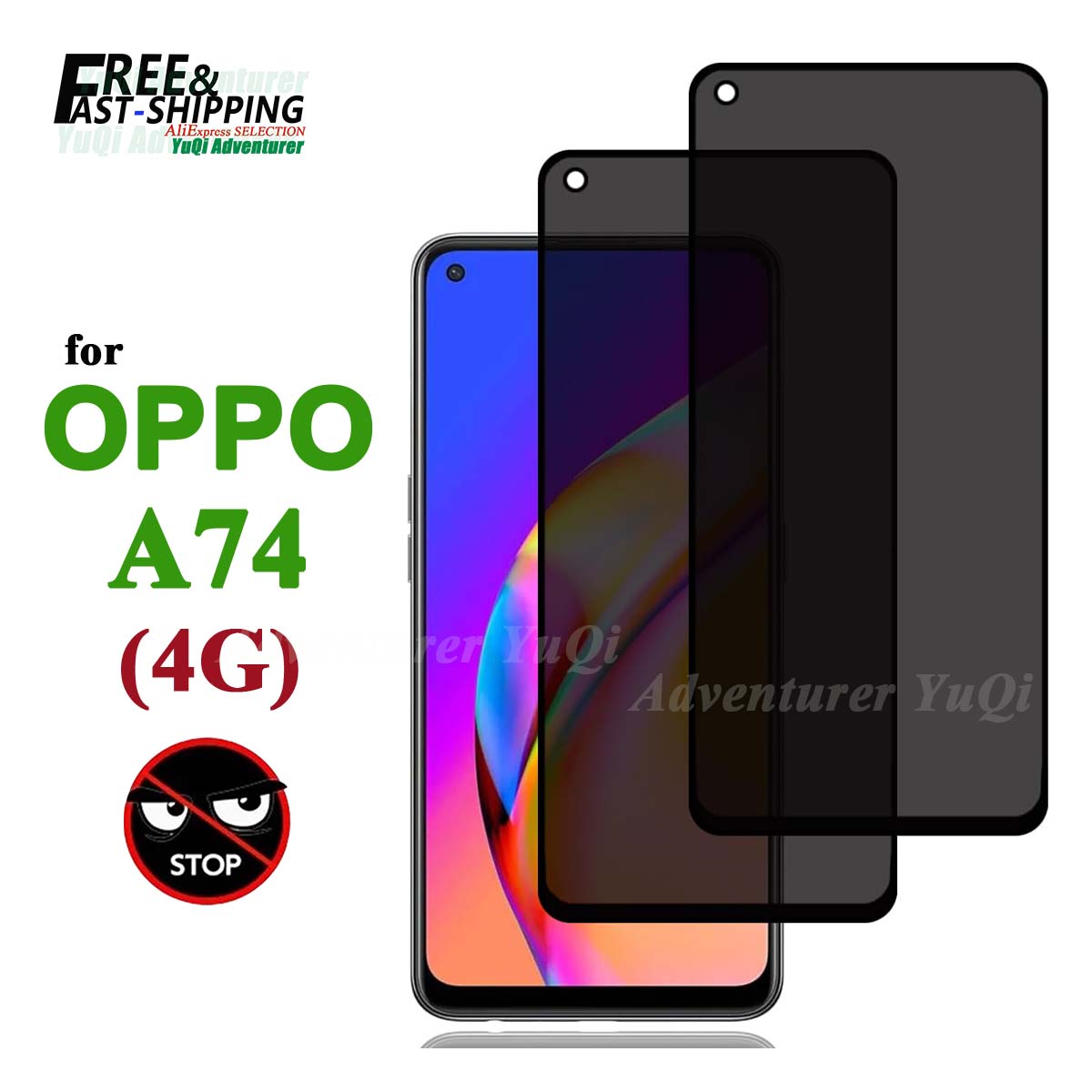 Pelindung layar Anti mata-mata - Anti Spy Privacy Glass Case ulasan dan harga