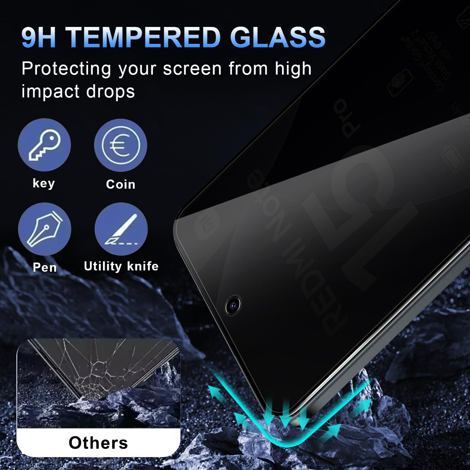 Pelindung Layar Anti Mata-mata - Anti Spy Privacy Glass Case ulasan dan harga