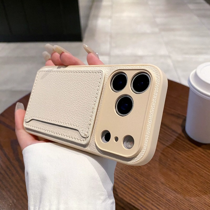 Dompet Kulit PU dengan Slot Ka - Leather Wallet Card Holder Phone Cover ulasan dan harga