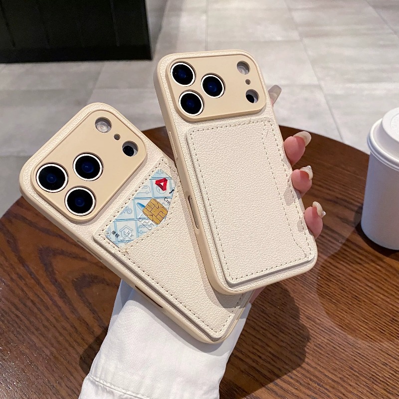 Dompet Kulit PU dengan Slot Ka - Leather Wallet Card Holder Phone Cover ulasan dan harga