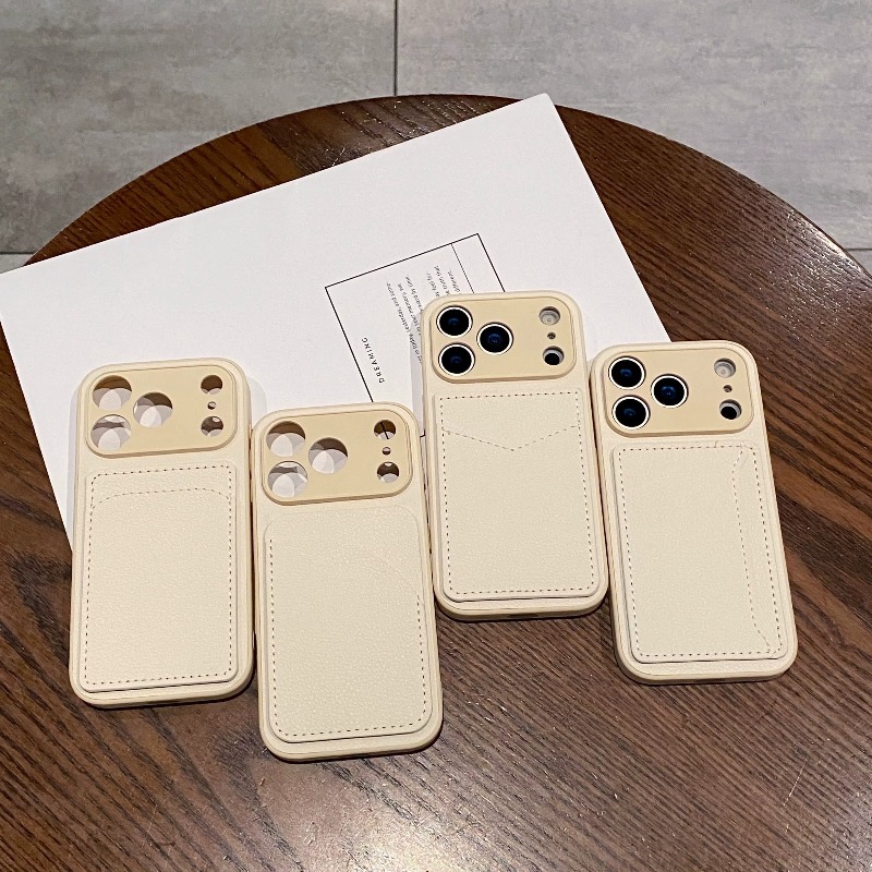 Dompet Kulit PU dengan Slot Ka - Leather Wallet Card Holder Phone Cover ulasan dan harga