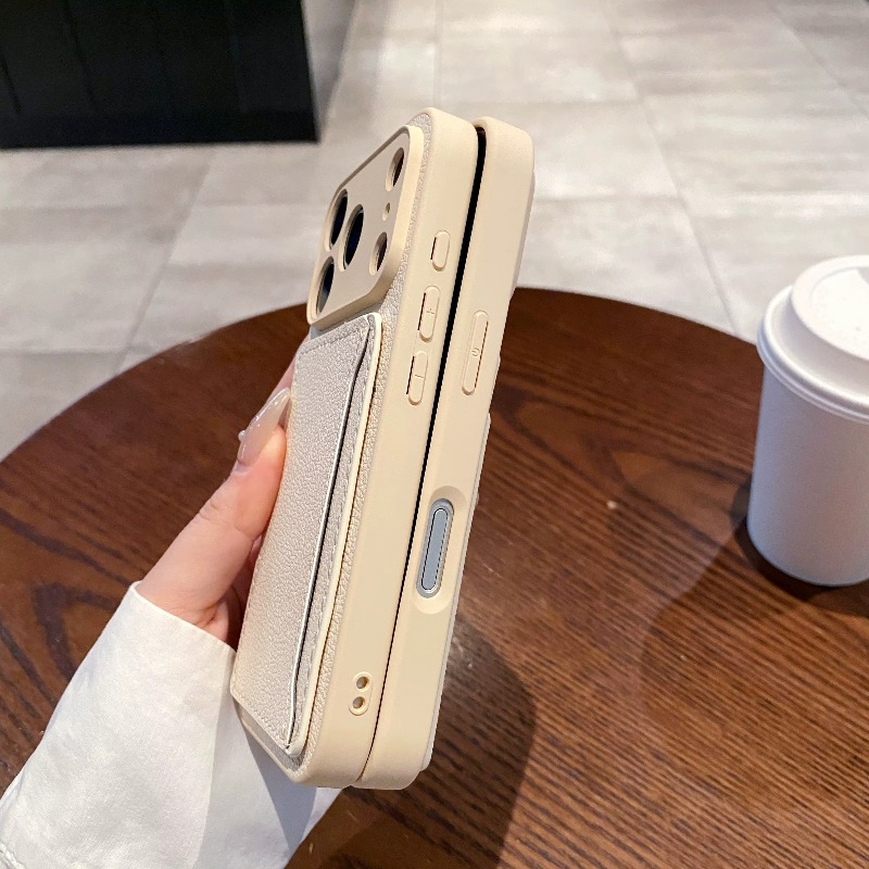 Dompet Kulit PU dengan Slot Ka - Leather Wallet Card Holder Phone Cover ulasan dan harga