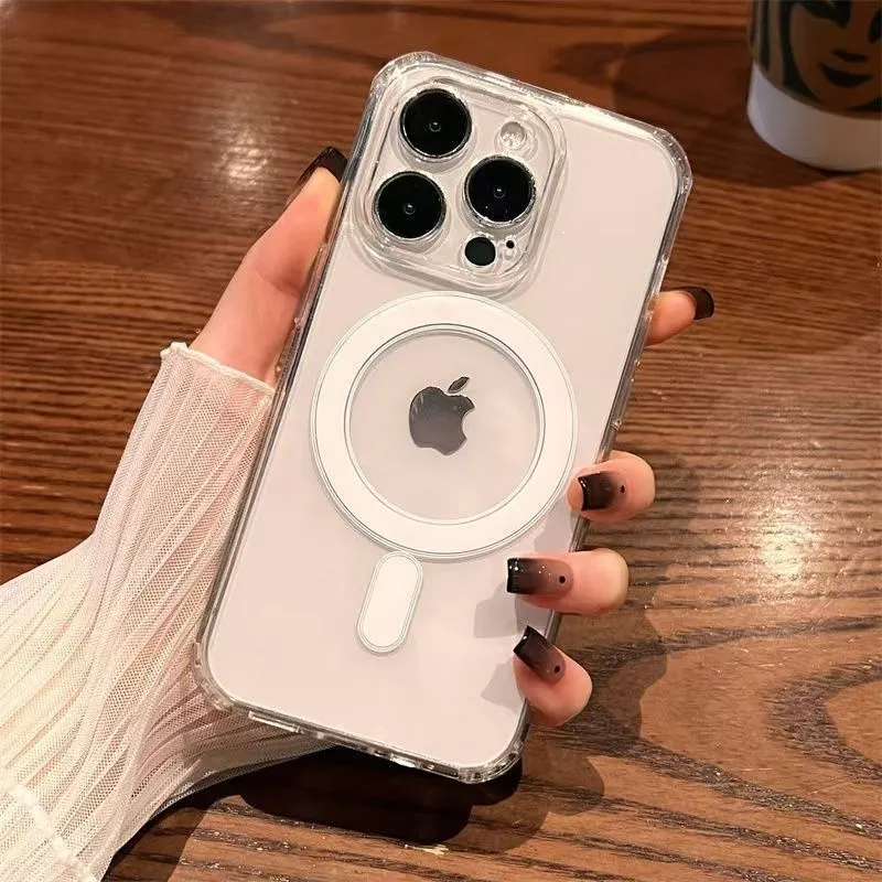 Casing Ponsel Magnetik Pengisi - Clear Shockproof Bumper Case ulasan dan harga
