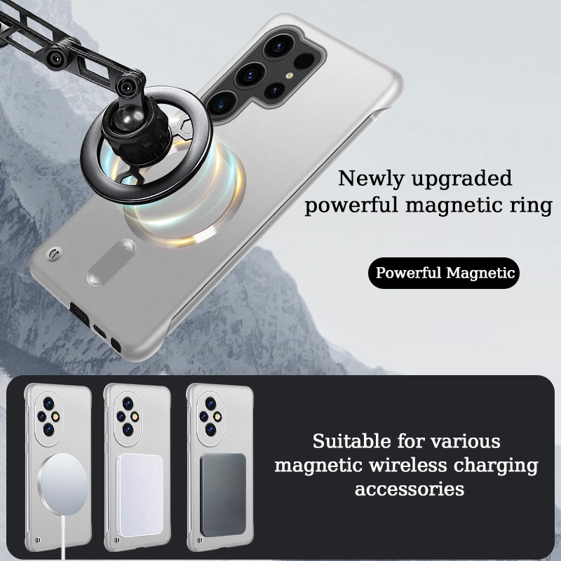 Casing Ponsel Magnetik Tanpa B - Ultra Thin Frameless Phone Cover ulasan dan harga