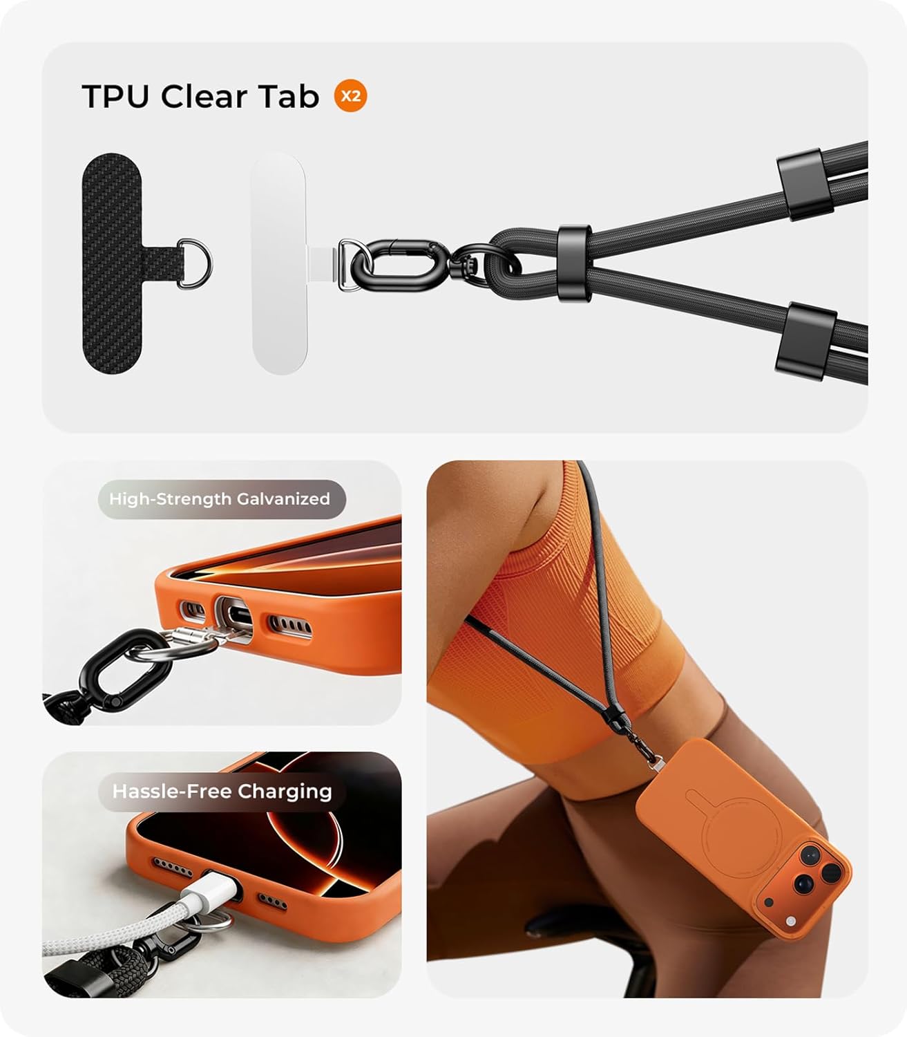 Tali Gantungan Ponsel Selempan - Crossbody Lanyard Neck Strap Case ulasan dan harga