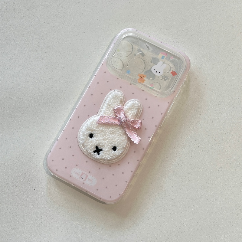 Casing HP Miffy Lucu Kartun Im - Cute Cartoon Wrist Strap Silicone Case ulasan dan harga