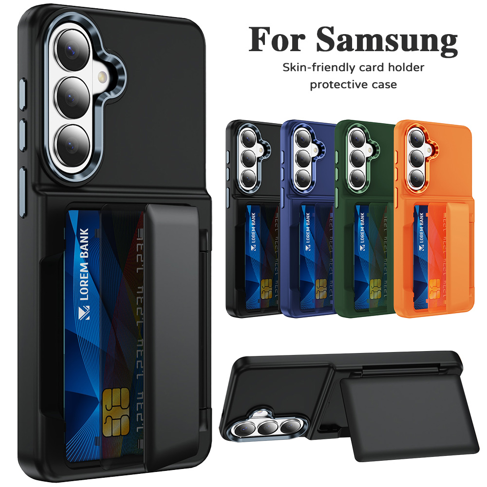 Casing Ponsel dengan Tempat Ka - Leather Wallet Card Holder Phone Cover ulasan dan harga
